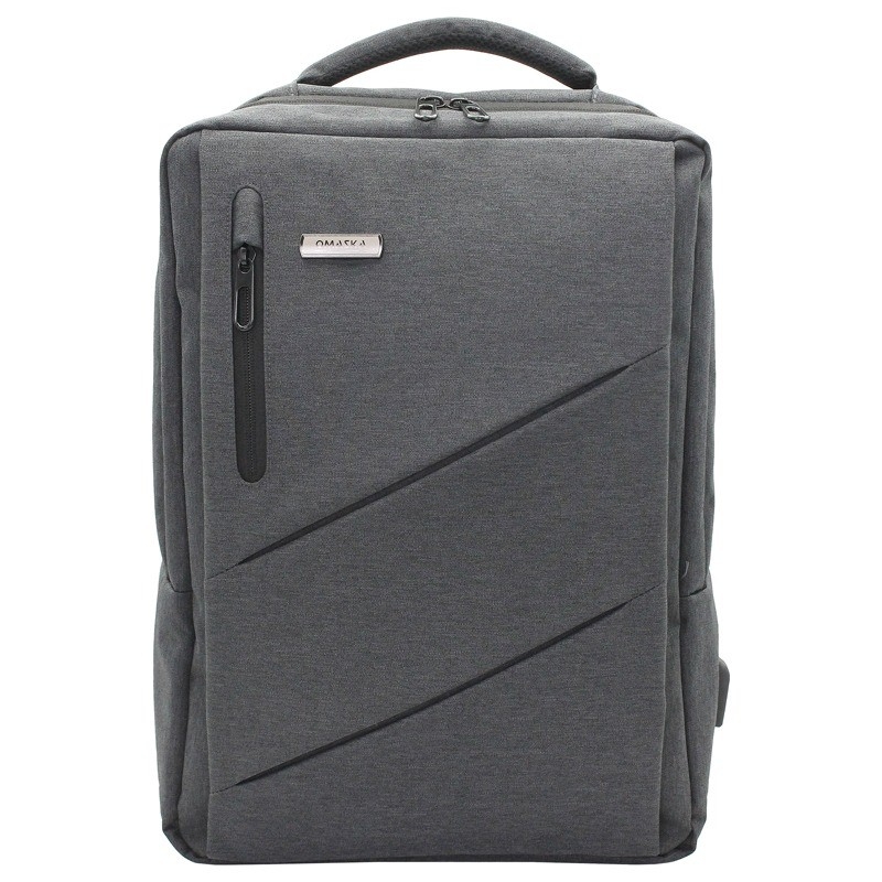 Balo laptop 15.6 inch OMASKA 1122 có cổng sạc USB, đa năng - Thanh lịch, chống thấm hiệu quả - BH Dài Hạn