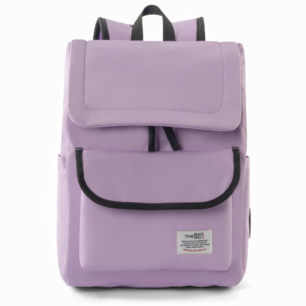 Balo teen laptop 14 inch MR VUI 1024 (TheBagNo1 - 001) cho học sinh cấp 2-3, sinh viên - Gọn nhẹ, chắc chắn