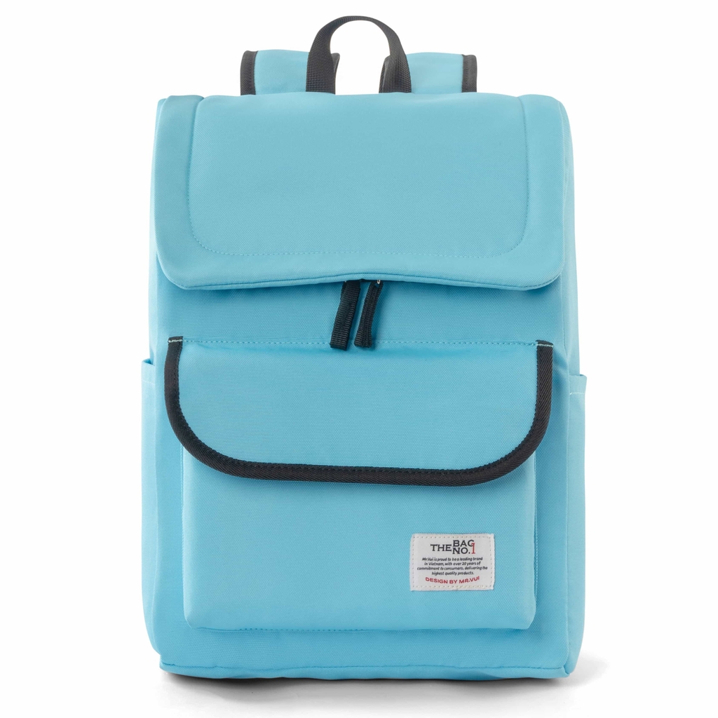Balo teen laptop 14 inch MR VUI 1024 (TheBagNo1 - 001) cho học sinh cấp 2-3, sinh viên - Gọn nhẹ, chắc chắn
