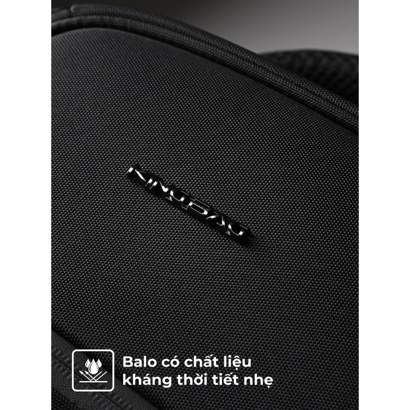 Balo laptop 15.6 inch KINGBAG Oscar vải trượt nước, dày dặn, gọn nhẹ, quai đeo thoáng khí, không mỏi vai