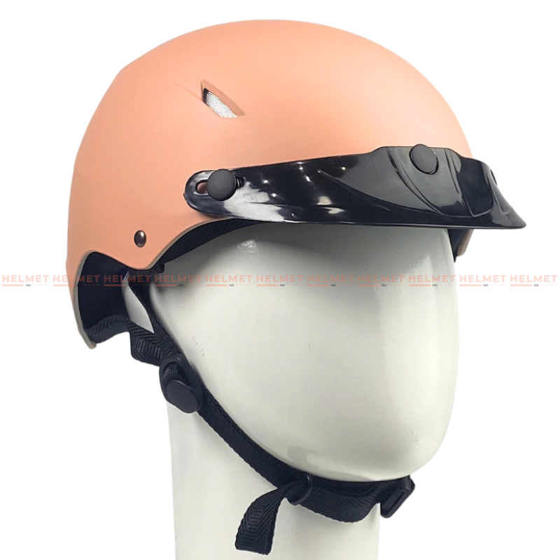Mũ bảo hiểm 1/2 đầu Protec VIC không kính - MBH nửa đầu thoáng khí, êm nhẹ, đơn giản, chắc chắn, chịu va đập tốt