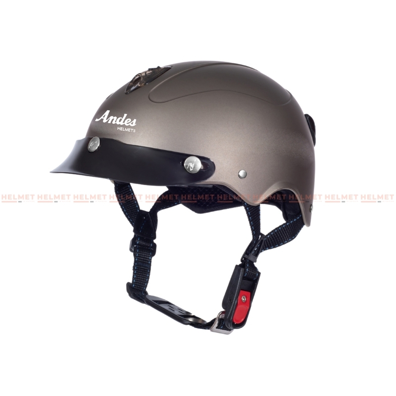 Mũ bảo hiểm 1/2 đầu ANDES 3S108 không kính - MBH nửa đầu cứng cáp, chuẩn an toàn, chịu được va đập mạnh