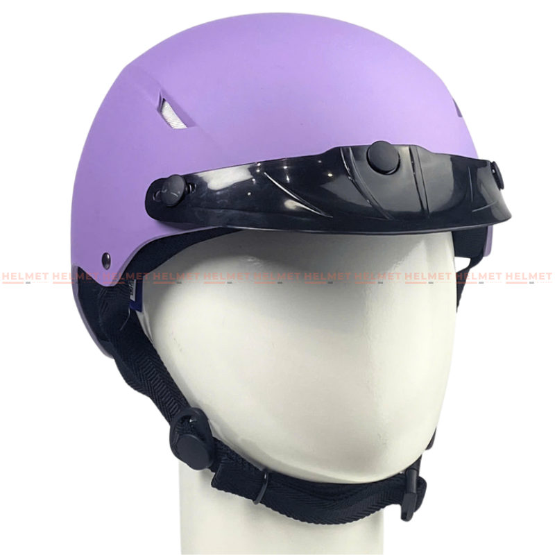 Mũ bảo hiểm 1/2 đầu Protec VIC không kính - MBH nửa đầu thoáng khí, êm nhẹ, đơn giản, chắc chắn, chịu va đập tốt