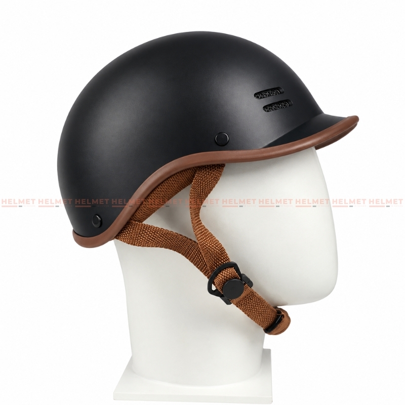 Mũ bảo hiểm cá heo 1/2 đầu MINHO  - Thoáng khí, MBH nửa đầu thời trang, hot trend