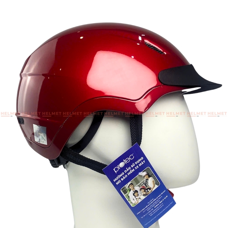 Mũ bảo hiểm thời trang siêu nhẹ Protec IM01 / IM03, nặng chỉ 350g, mẫu mới, an toàn gấp bội