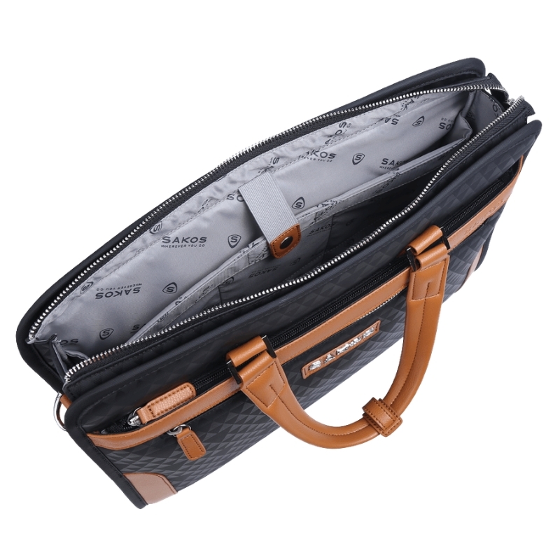 Cặp Laptop Công Sở Phối Da SAKOS LEGEND 06 (14 inch)