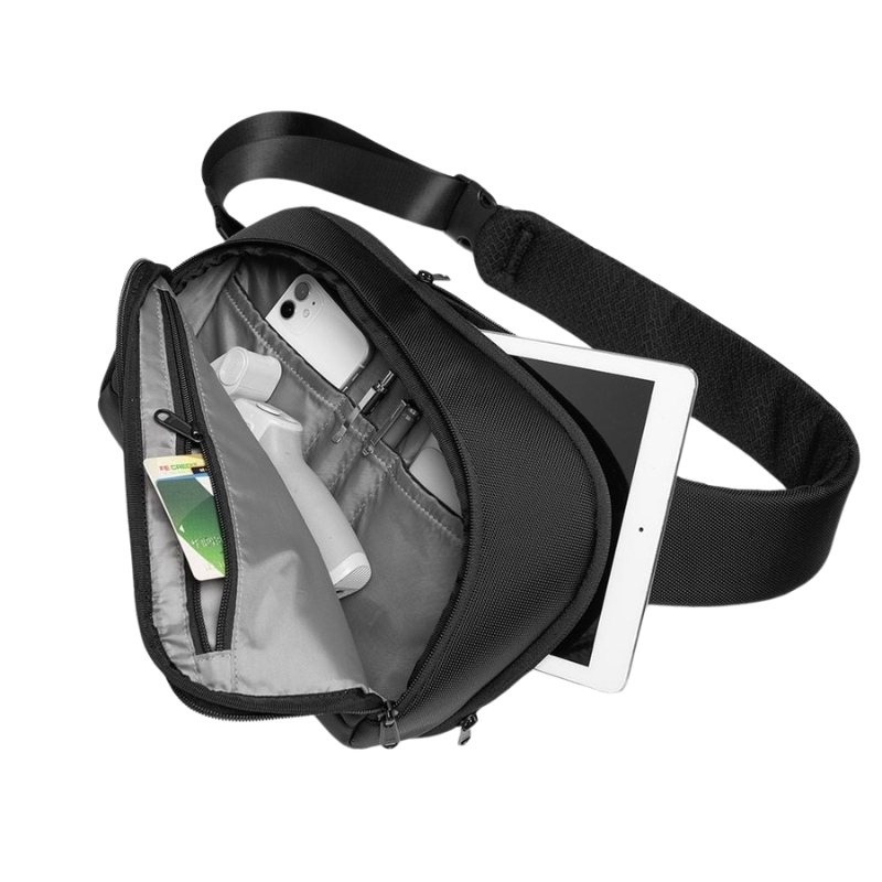 Túi Đeo Chéo KINGBAG ORI Vải Trượt Nước, Khóa Kéo Tốt, Nhiều Ngăn Tiện Dụng
