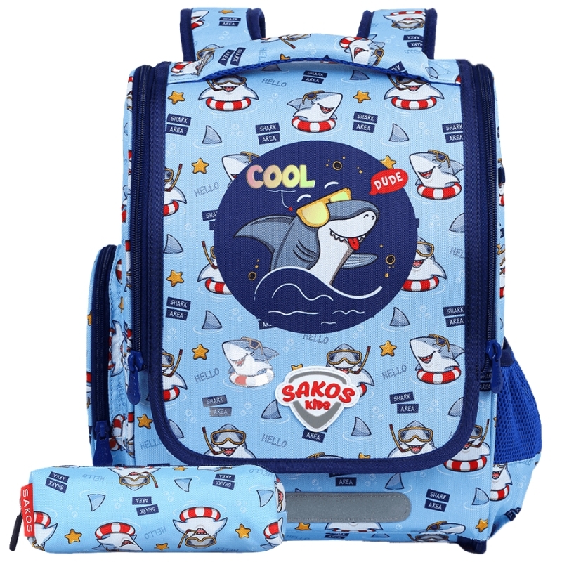 Balo chống gù Học Sinh Tiểu Học SAKOS KID JOLLY - BH Dài Hạn