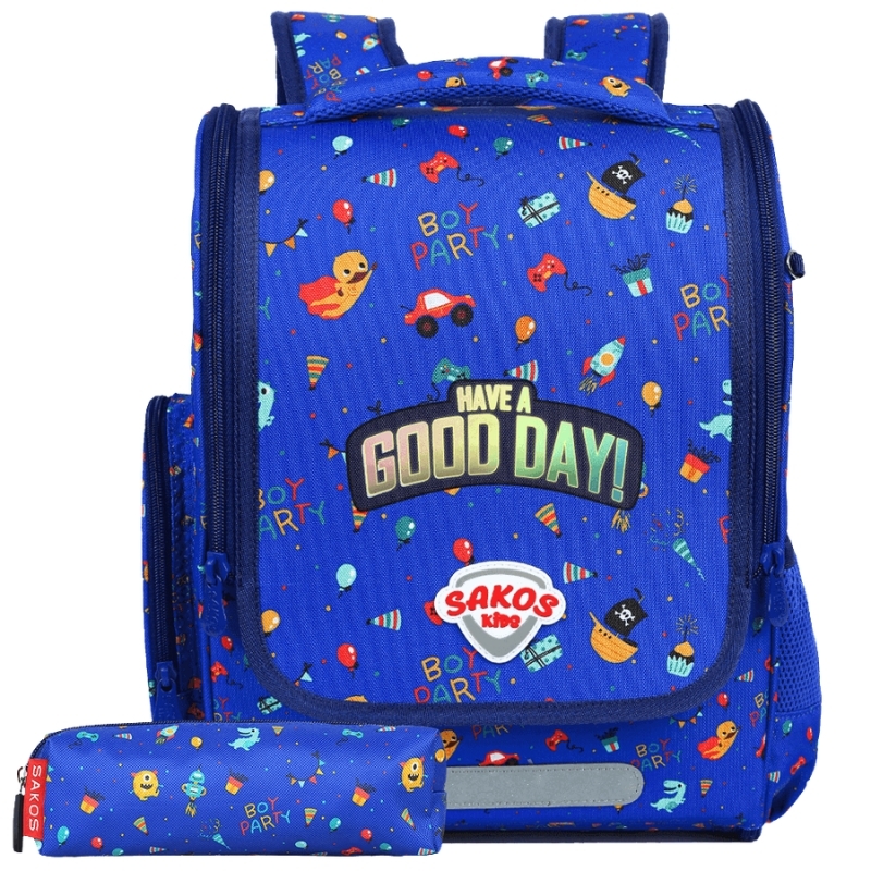 Balo chống gù Học Sinh Tiểu Học SAKOS KID JOLLY - BH Dài Hạn