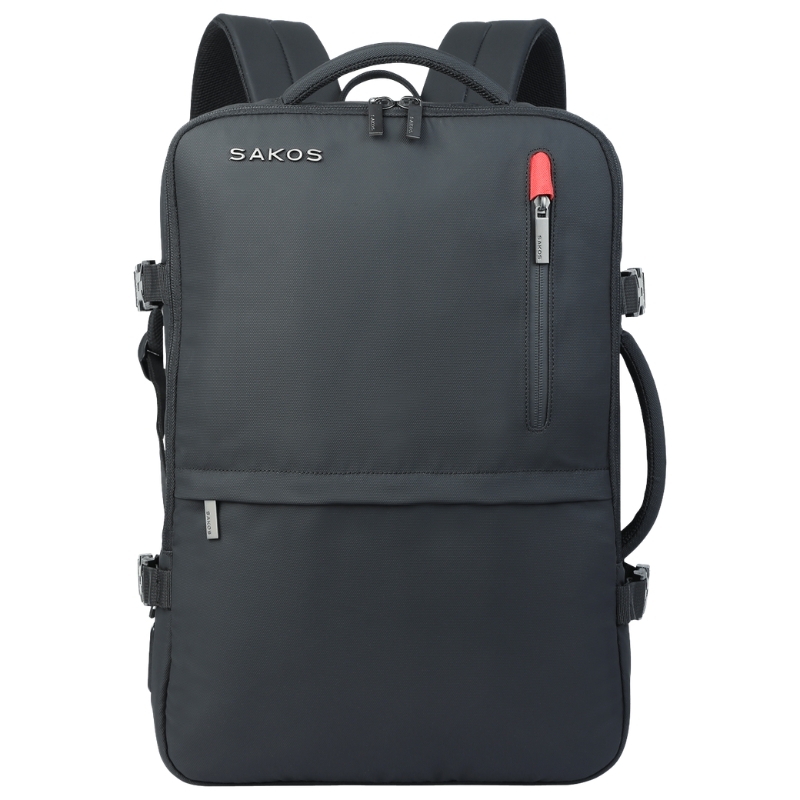Balo Du Lịch Laptop 15.6 Inch SAKOS PLENA Có Thể Mở Rộng - BH Dài Hạn