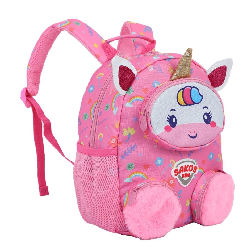 Balo Mẫu Giáo Trẻ Em Hình Thú SAKOS LOLLIPOP - Họa Tiết Dễ Thương Cho Bé - BH Dài Hạn