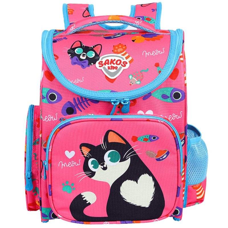 Balo Học Sinh Thời Trang SAKOS KIDS NINOS - Họa Tiết Dễ Thương, Siêu Nhẹ - BH Dài Hạn