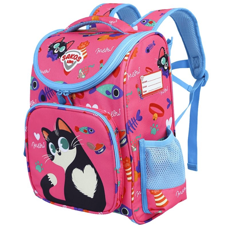 Balo Học Sinh Thời Trang SAKOS KIDS NINOS - Họa Tiết Dễ Thương, Siêu Nhẹ - BH Dài Hạn