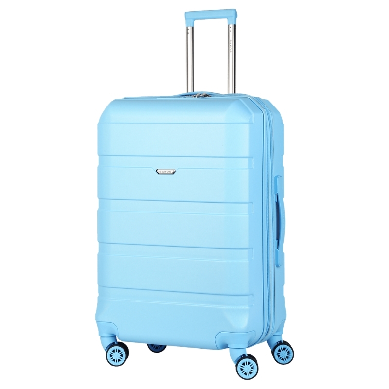Vali kéo nhựa SAKOS Avenir size L ký gửi 28 inch có ngăn nới rộng - Cổng sạc USB - Khóa TSA