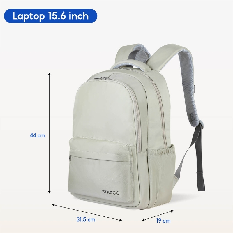 Balo laptop 15.6 inch STARGO Famil chất vải trượt nước, bền màu, siêu nhẹ, quai đeo thoáng khí