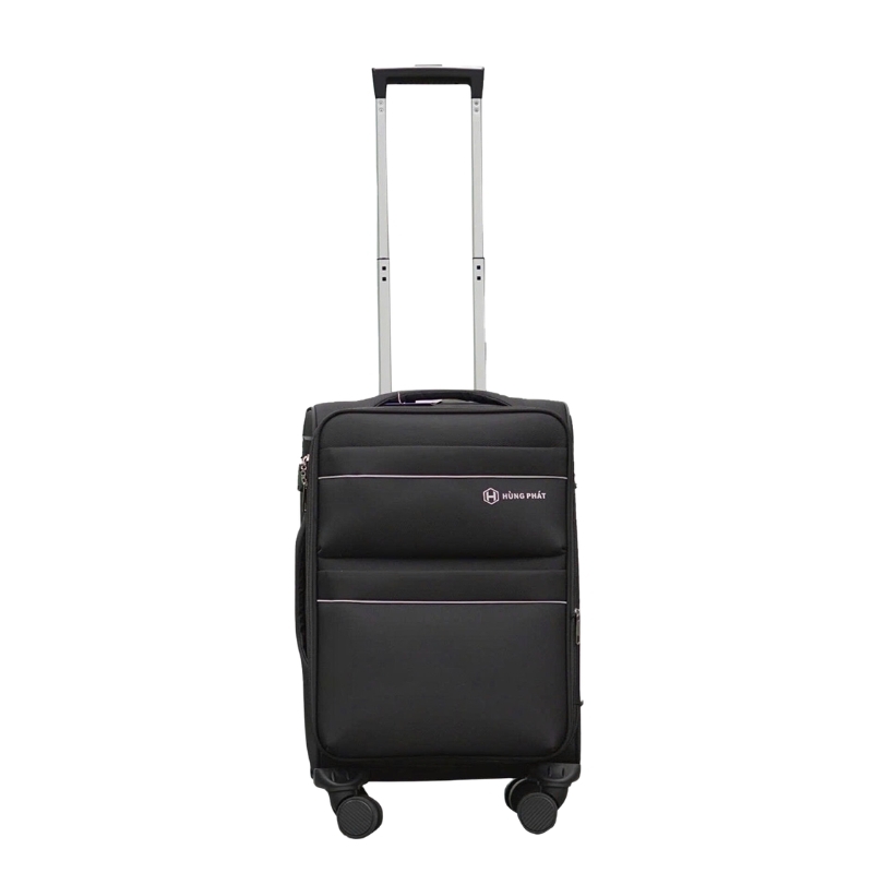 Vali kéo vải HÙNG PHÁT 891 size ký gửi 24 inch - Nới rộng 25%, khóa 3 số, nhiều ngăn, trượt nước