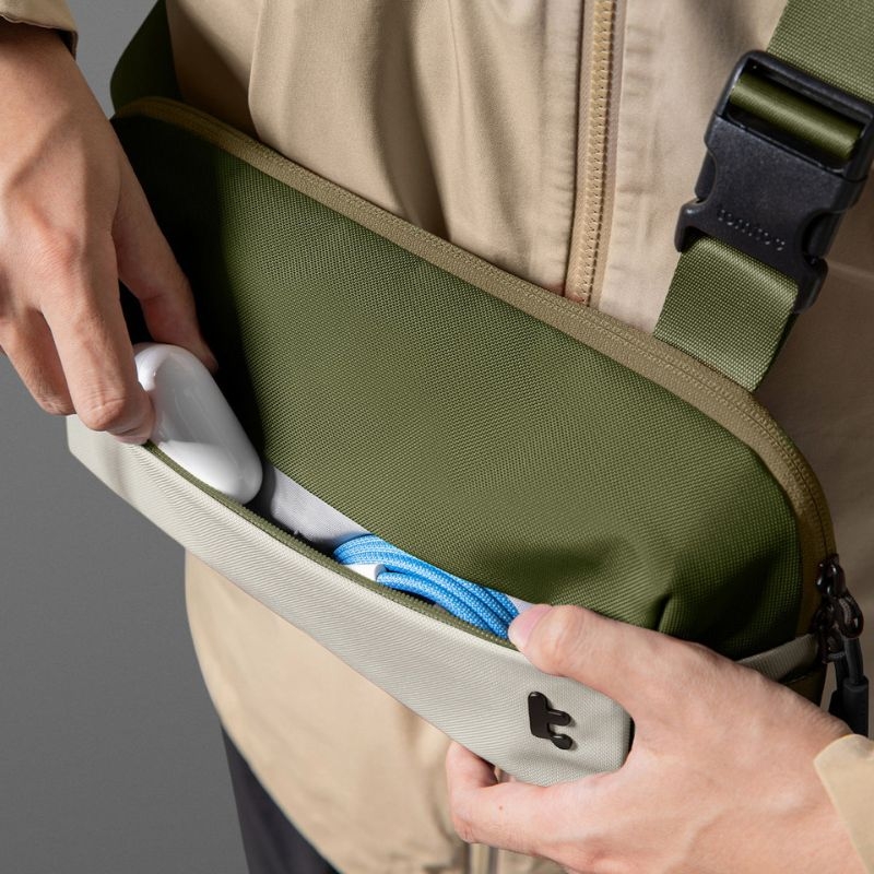 Túi Đeo Chéo TOMTOC Lightweight Codura Sling Bag T21S1T1 Green