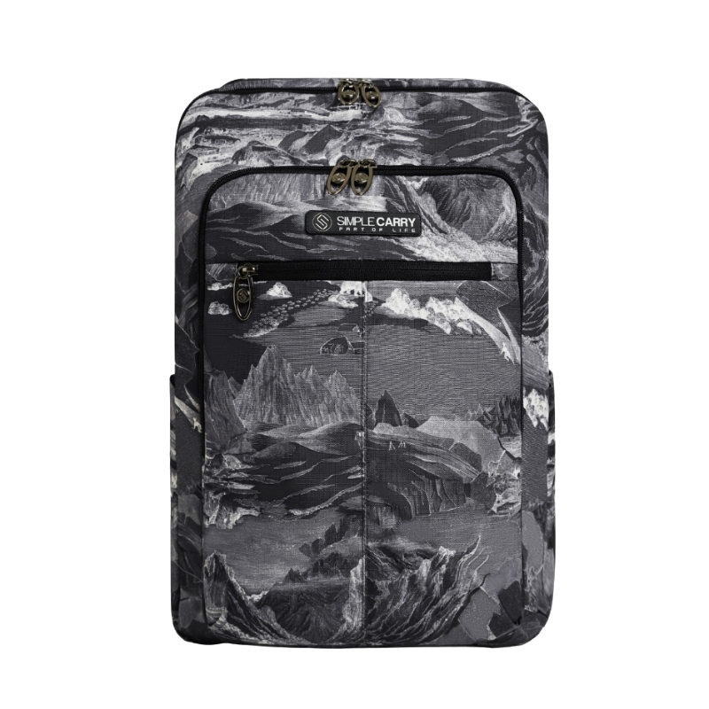Balo Laptop 17.3 inch SimpleCarry K6 vải Polyester chống thấm nước, chống bám bụi