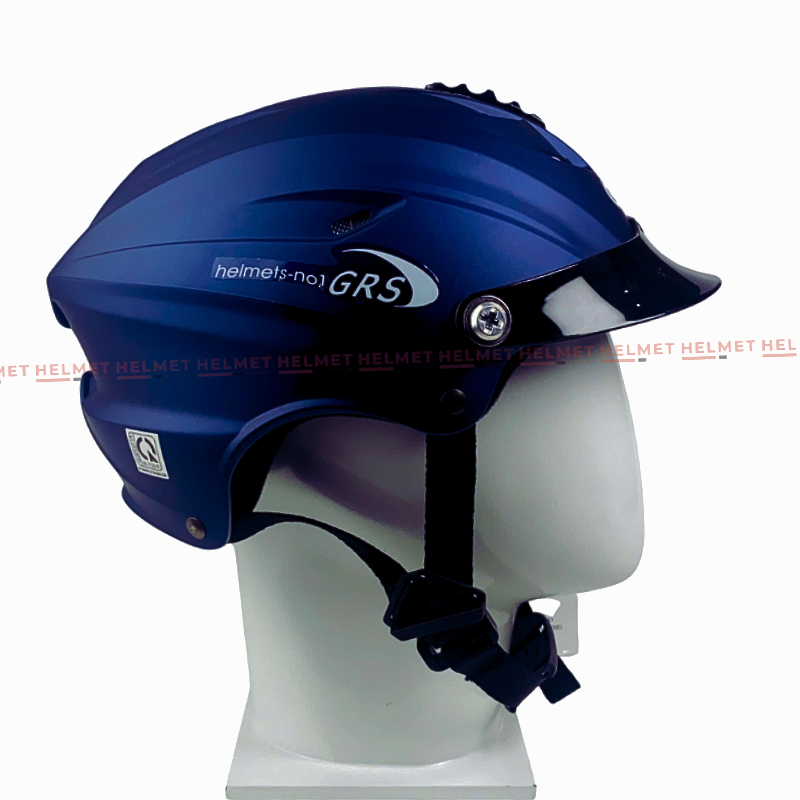 Mũ bảo hiểm 1/2 đầu GRS A760 nhám không kính – Siêu Nhẹ, Cực Êm, Chống Trầy