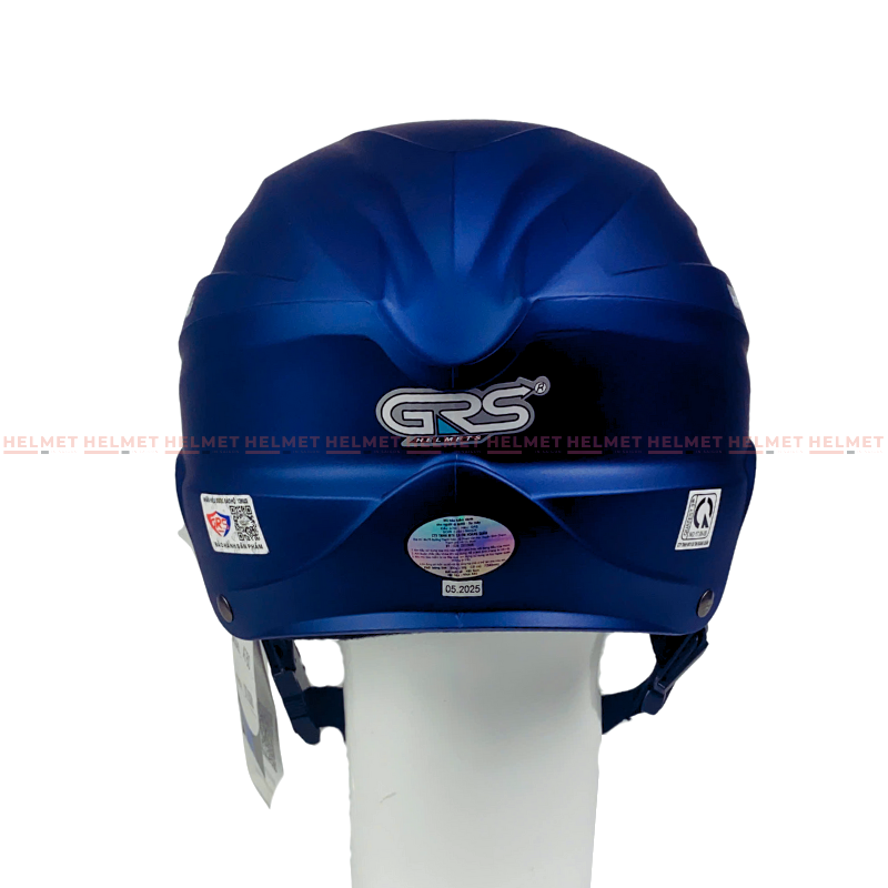 Mũ bảo hiểm 1/2 đầu GRS A760 nhám không kính – Siêu Nhẹ, Cực Êm, Chống Trầy