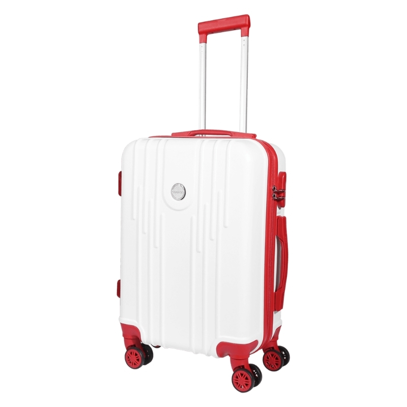 Vali kéo nhựa STARGO Brillant size M ký gửi 24 inch, khóa 3 số, có móc treo, vách ngăn chống đổ, đai chữ X