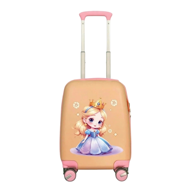 Vali kéo nhựa trẻ em HÙNG PHÁT PIKA 876 - Đáng yêu, khoang chứa rộng, bánh xe xoay 360 độ, an toàn, bền bỉ