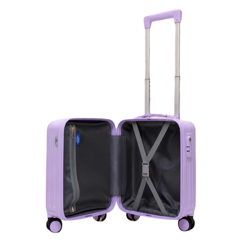 Vali kéo nhựa size xách tay cabin 16 inch HÙNG PHÁT UZO 240 / 222 có khay để ly, nhỏ gọn, thanh lịch, pastel