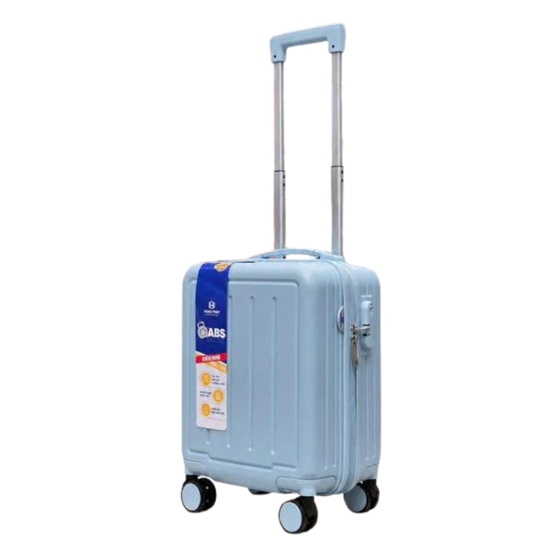 Vali kéo nhựa size xách tay cabin 16 inch HÙNG PHÁT UZO 240 / 222 có khay để ly, nhỏ gọn, thanh lịch, pastel