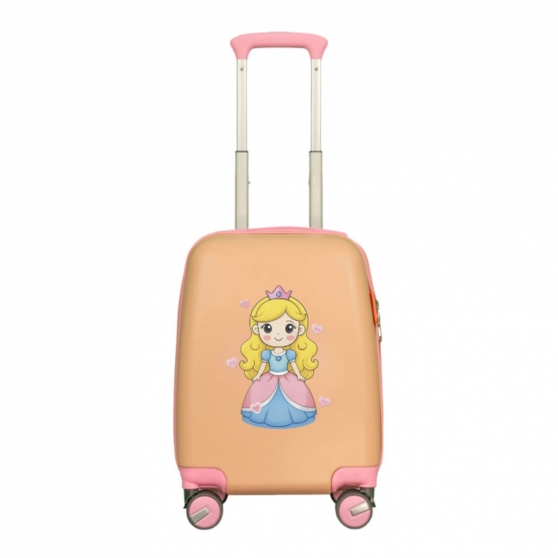 Vali kéo nhựa trẻ em HÙNG PHÁT PIKA 876 - Đáng yêu, khoang chứa rộng, bánh xe xoay 360 độ, an toàn, bền bỉ