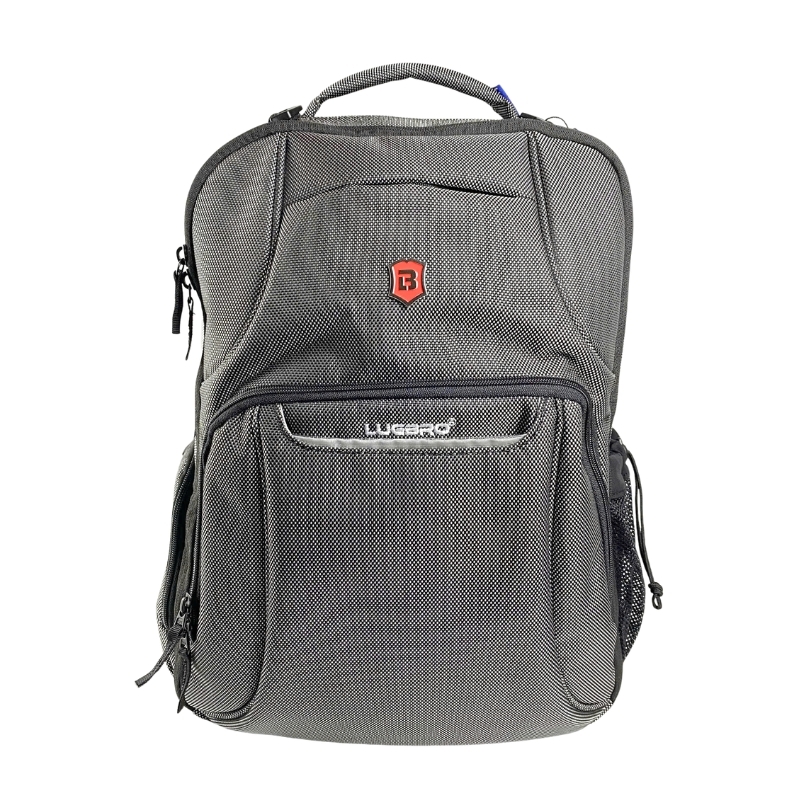 Balo laptop 17 inch LUGBRO Jamboree - Sức chứa lớn, nhiều ngăn, vải trượt nước, đai gài vali, cổng dây sạc