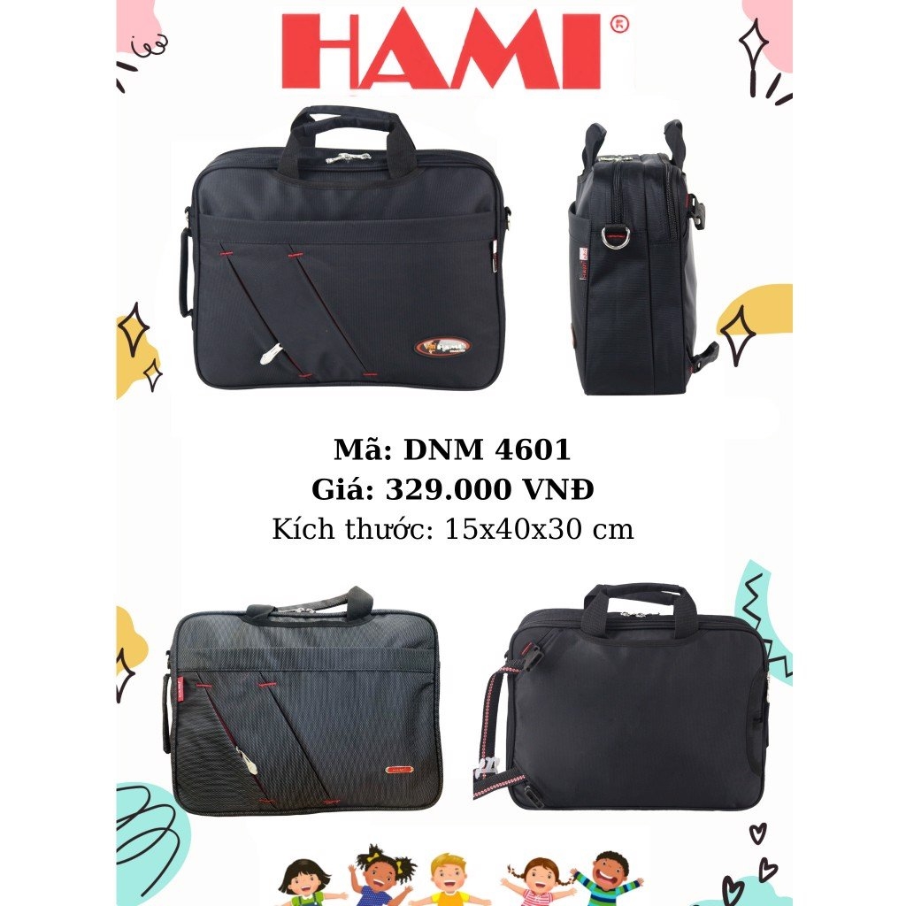 Cặp Đa Năng HAMI DNM 4601 Siêu bền chống thấm nước chính hãng bảo hành 12 tháng