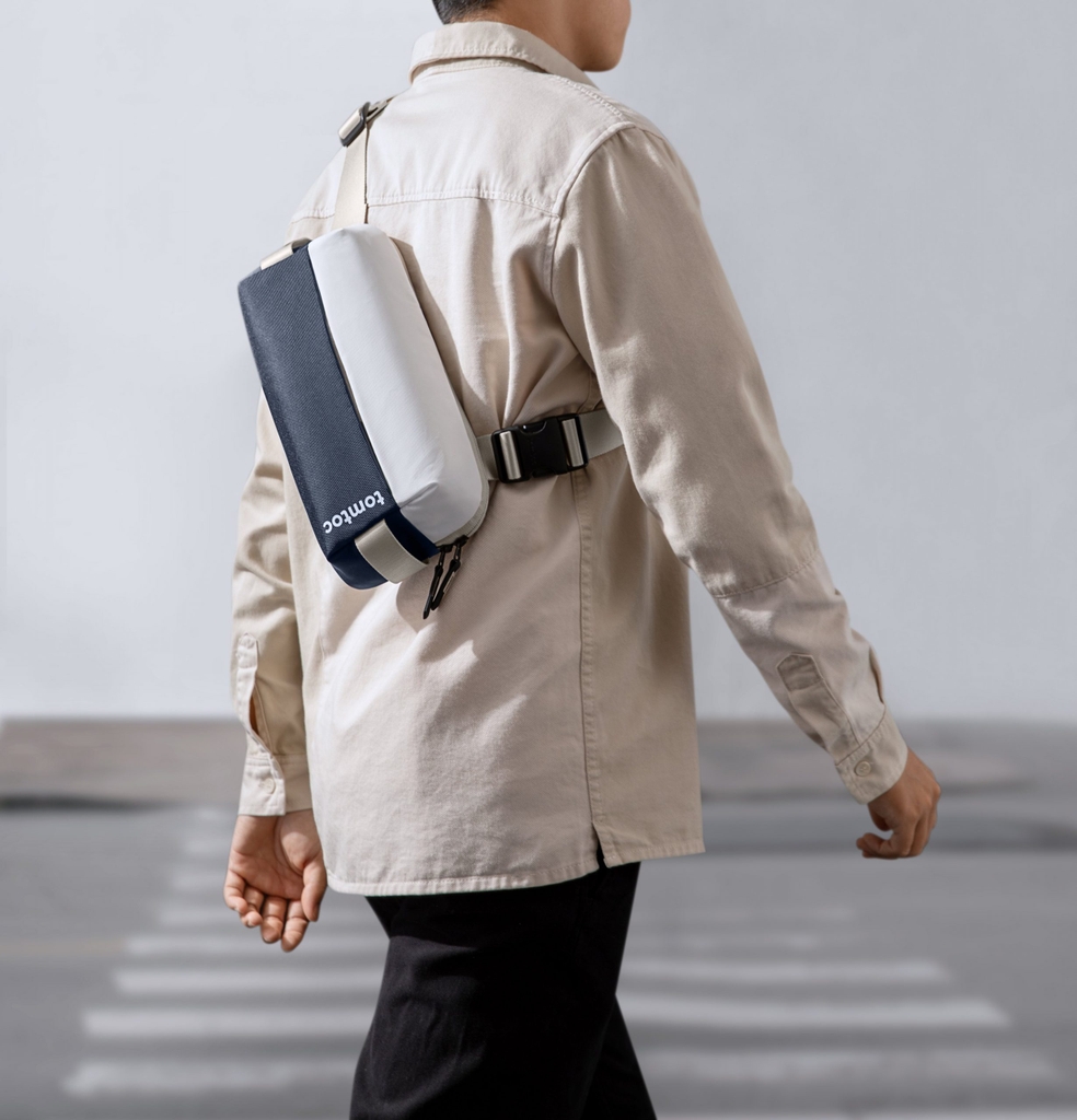 Túi Đeo Chéo TOMTOC Sling Bag S inky Blue 8.3