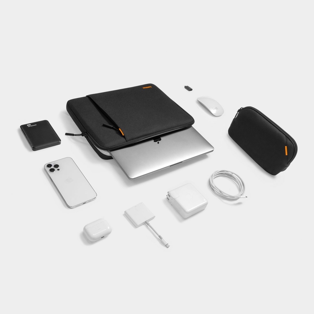 Túi Chống Sốc Laptop TOMTOC A13-C12 Sleeve Kit Macbook 13 inch 360 Protective Kèm Túi Phụ Kiện