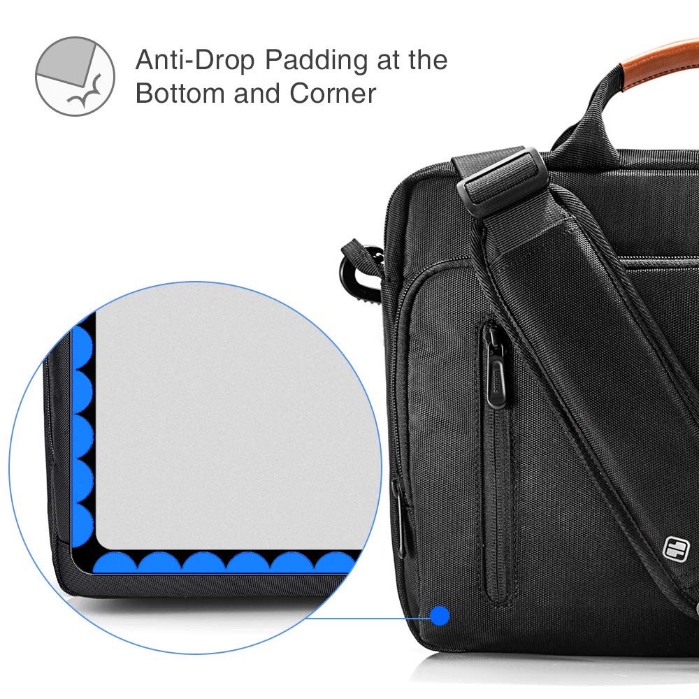 Túi Xách Laptop / Đeo Vai Chống Sốc TOMTOC Briefcase Premium For 13 14 MacBook/Pro/Surface/Ultrabook A43