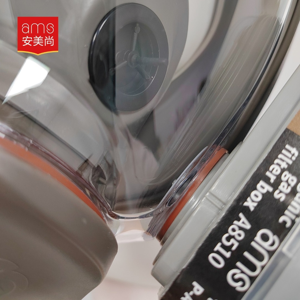 Bộ mặt nạ chống độc toàn mặt AMS A6800 khí hữu cơ, dùng để chống bụi, benzen, khí hữu cơ, phun sơn, in ấn, bảo vệ nhà máy hóa chất, đặc biệt là formaldehyde, dùng trong trang trí và xử lý khí độc