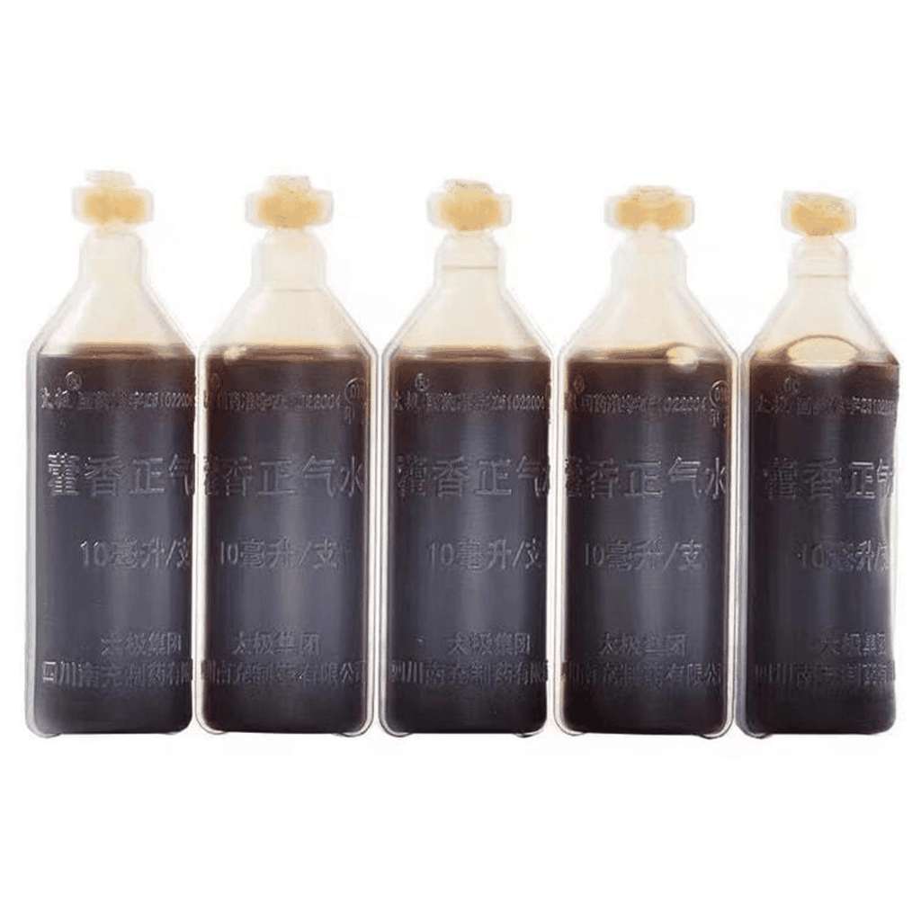 Dung dịch uống Hoắc Hương Chính Khí Thái Cực (một loại thuốc Đông y của thương hiệu Thái Cực) 1 hộp x10 ống