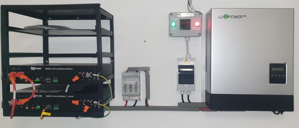 Lắp đặt điện mặt trời pin lưu trữ 1 pha 5kwp 5kwh