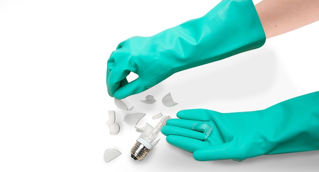 Găng tay cao su nitrile rửa bát bền 3 tháng A536