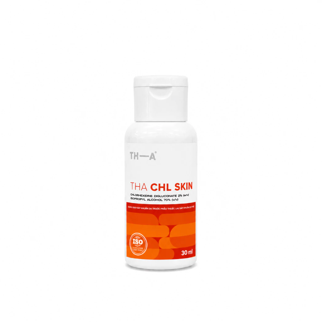 Dung Dịch Sát Khuẩn mặt nạ A680 THA CHL SKIN 2% Chlorhexidine 70% Isopropyl Alcohol Không Gây Kích Ứng