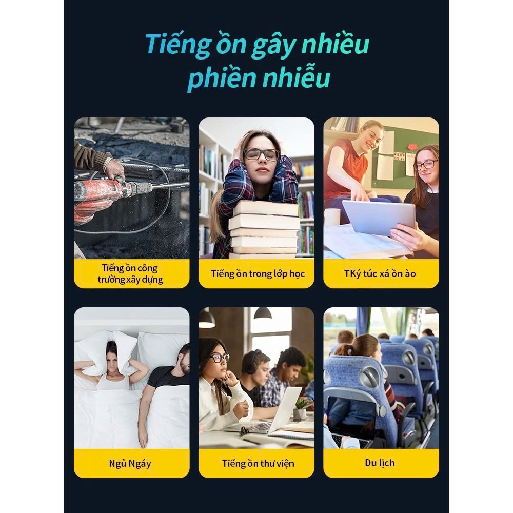 Chụp tai chống ồn cao cấp Ams x5a giảm âm 35dB đeo qua đầu