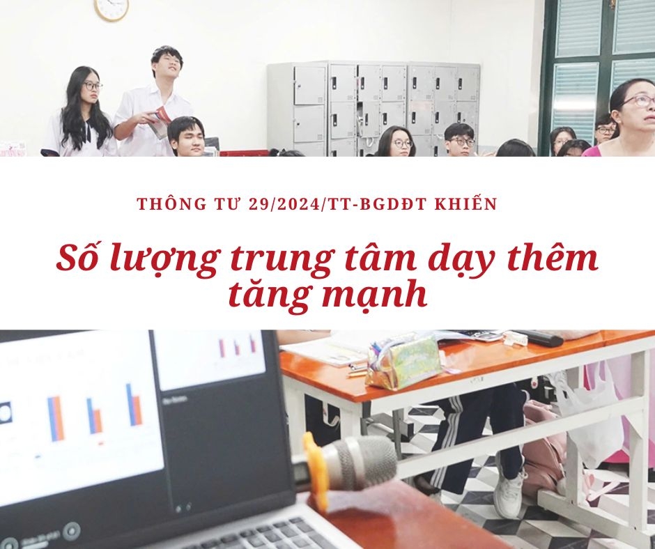 Xu hướng mở trung tâm dạy thêm