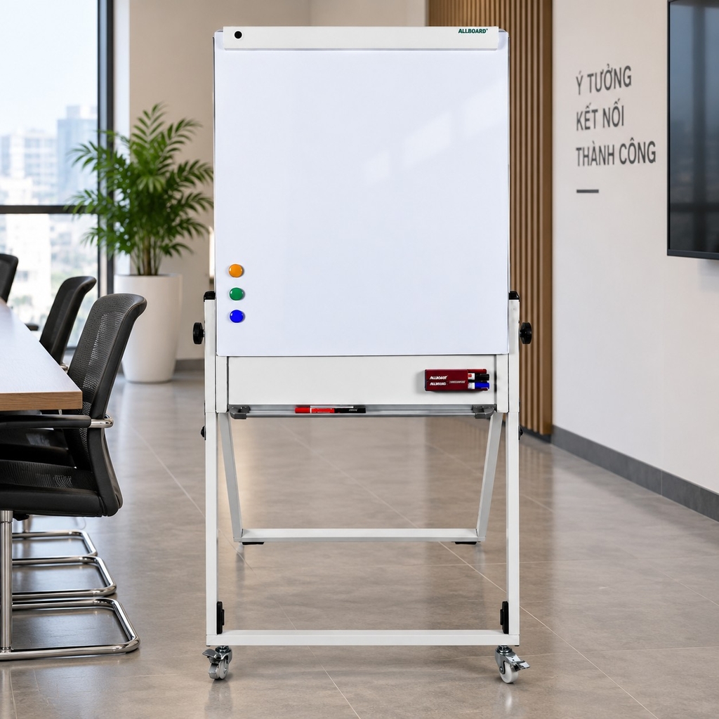 Bảng flipchart - di chuyển linh hoạt