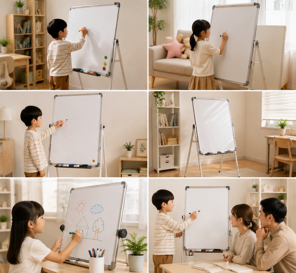 Lợi ích khi trang bị bảng flipchart học tại nhà con con