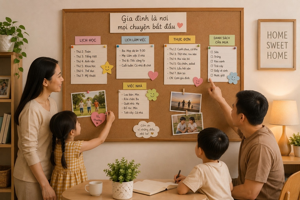Bảng ghim dùng tại gia đình