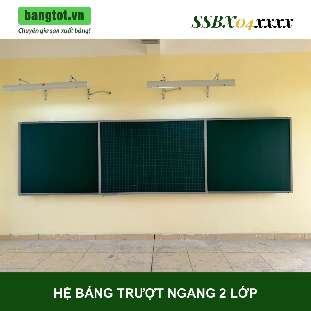 Bảng trượt ngang rất phù hợp cho lớp học