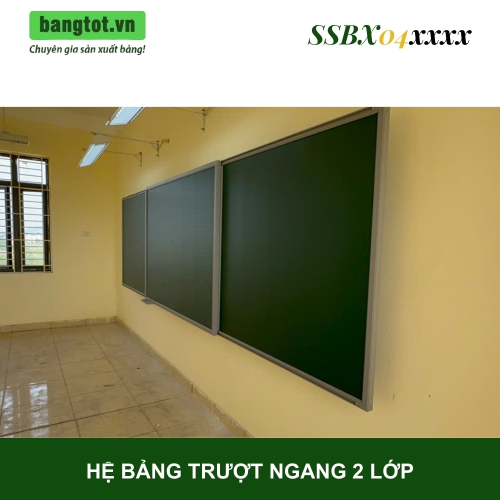 90% quý trường lựa chon bảng trượt ngang cho lớp học