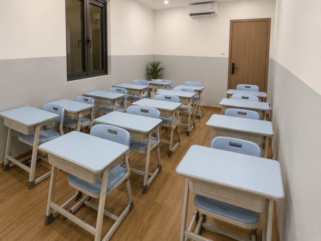 Bàn ghế học sinh chống gù chống cận