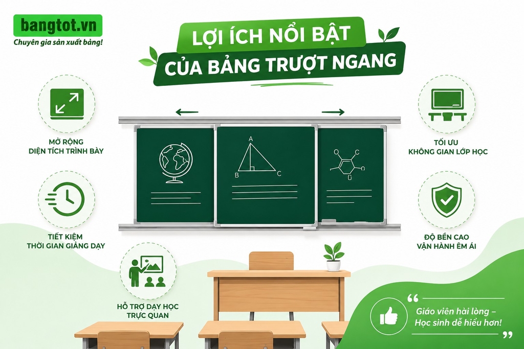 Bảng trượt ngang chất lượng