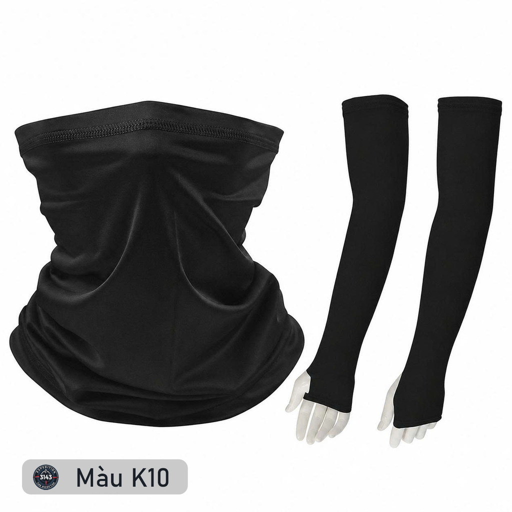 Bộ Khăn đa năng + Găng cánh tay chống nắng UPF 50+ - EX2