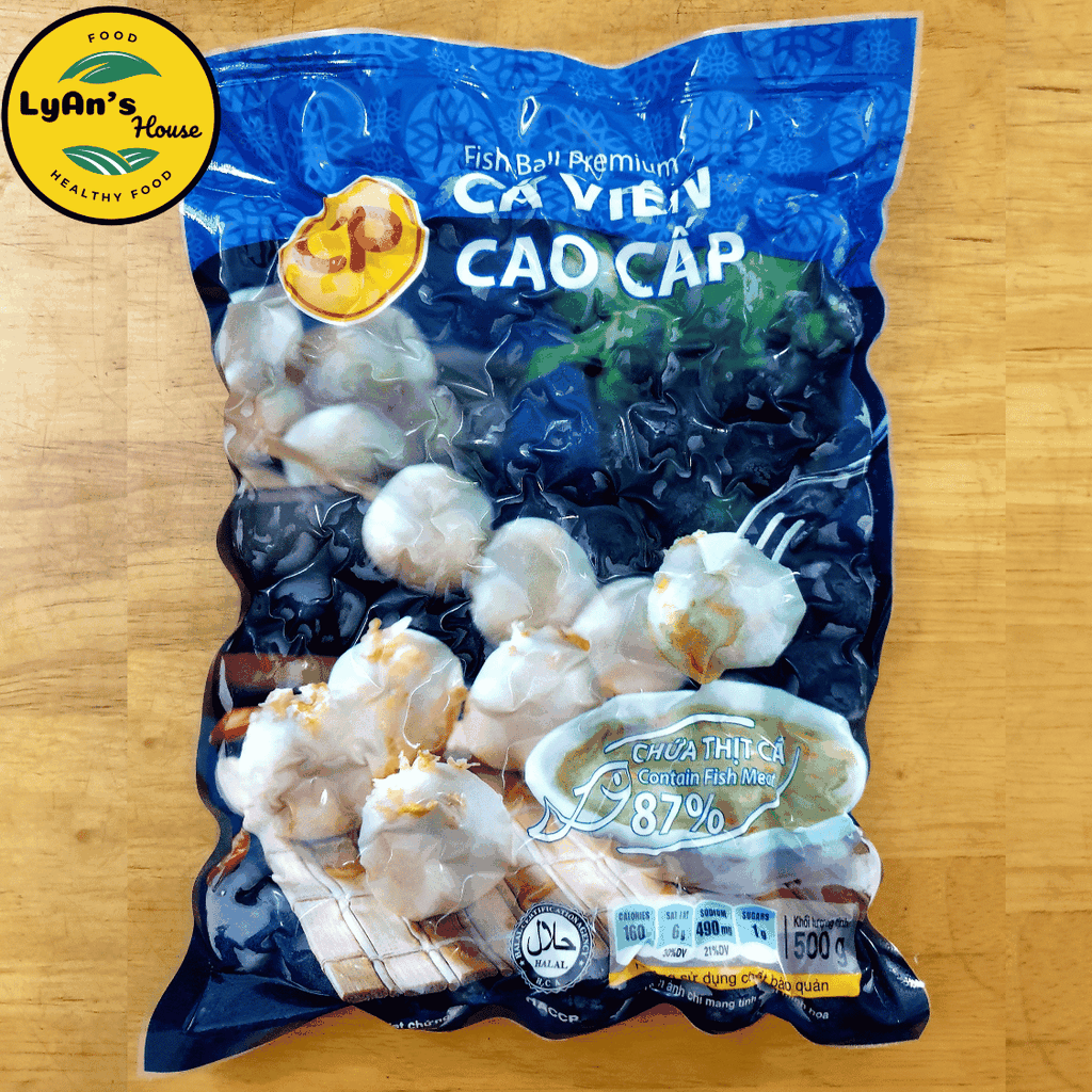 Cá Viên Cao Cấp CP 500g (Size 120 Viên/kg) - Premium Fish Ball
